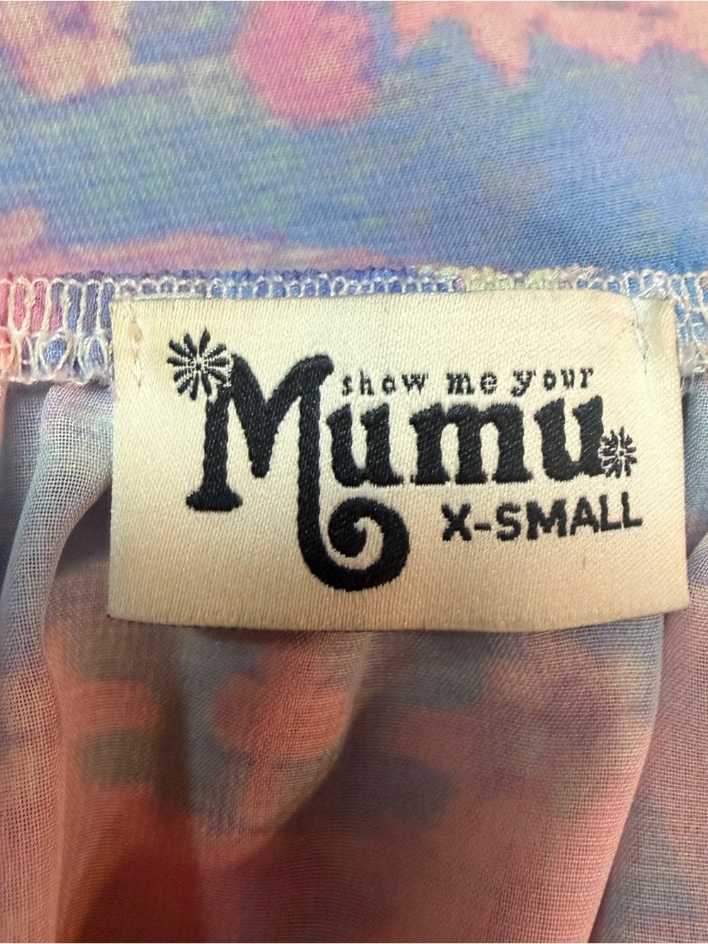 Show Me Your Mumu Women’s Off Shoulder Watercolor Floral Chiquita Top Size XS - Picture 3 of 7